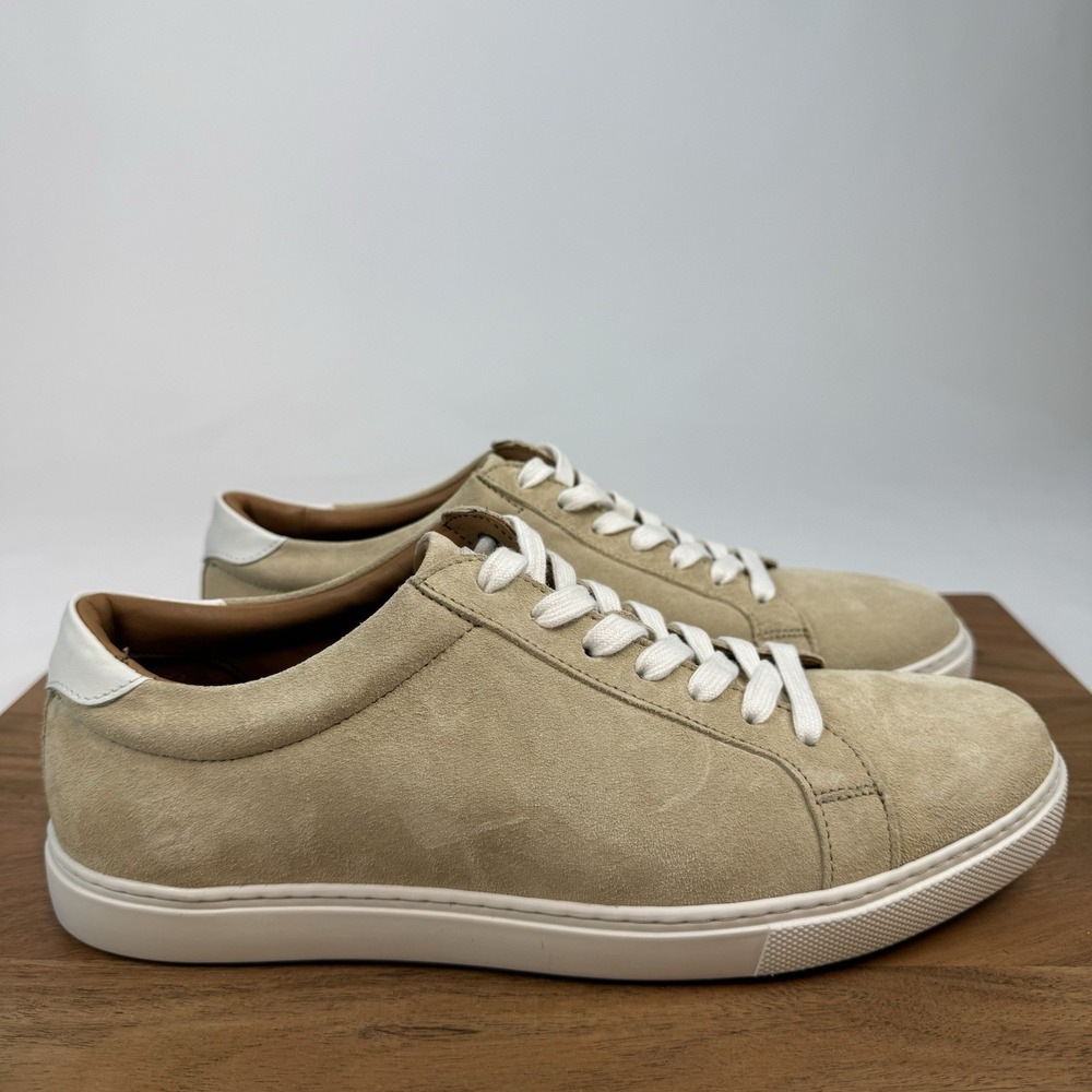 New NIB Mens‎ Allen Edmonds Courtside Suede Sand Sneakers Shoes Sz 8 D